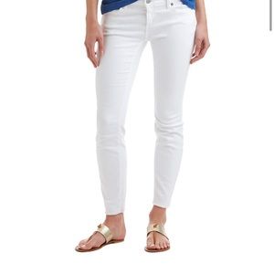 Vineyard Vines Raw Hem White Jeans size 6